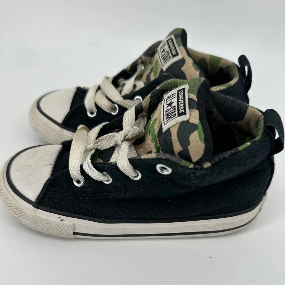 Converse Chuck Taylor All Star Street Mid Camo Black Infant Shoes 9 767213F